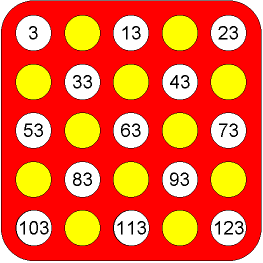 Yellow plug pattern over Plug Frame