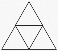 One face of a Size 2 Tetrahedron